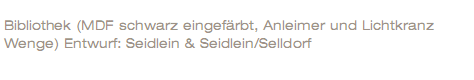 Bibliothek für Seidlein & Seidlein / Selldorf